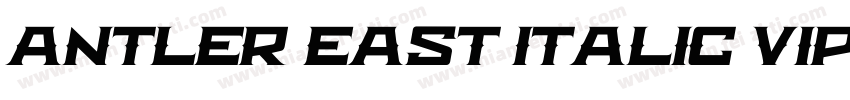 Antler East Italic Viper字体转换